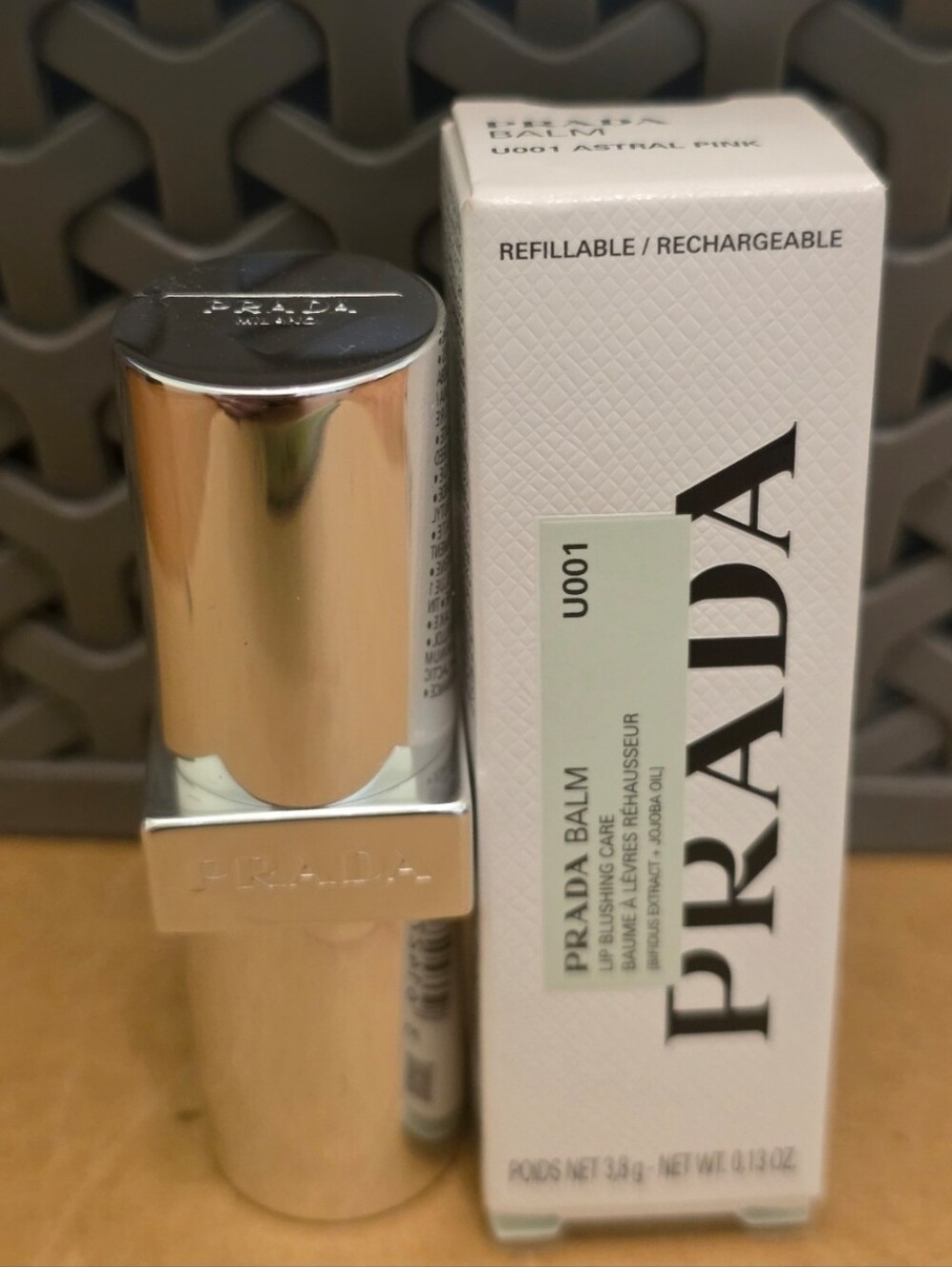 Prada Blushing Care lip balm Color U001 - ASTRAL PINK. BNIB - Picture 4 of 8